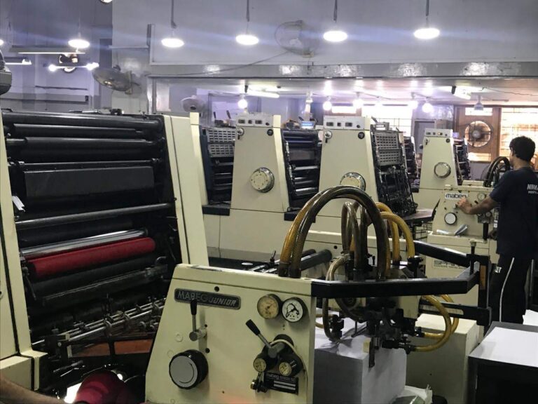 Pre-press setup at Nikmat Printers facility