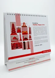 Desk Calendar Printed for CCL by Nikmat Printers