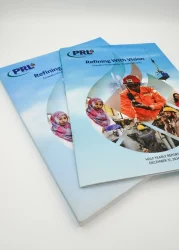 Offset Printing of Annual and Half-Yearly Report for Pakistan Refinery Limited